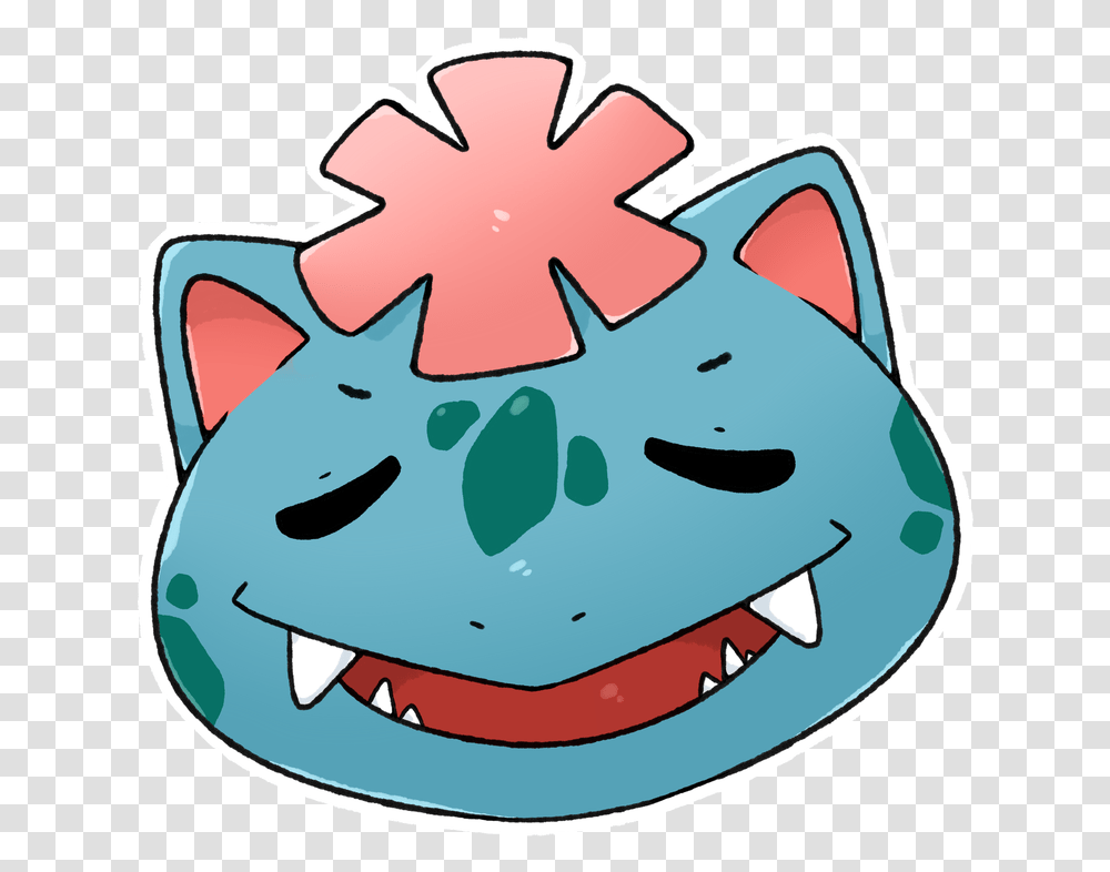 Venusaur Download, Stencil, Piggy Bank Transparent Png