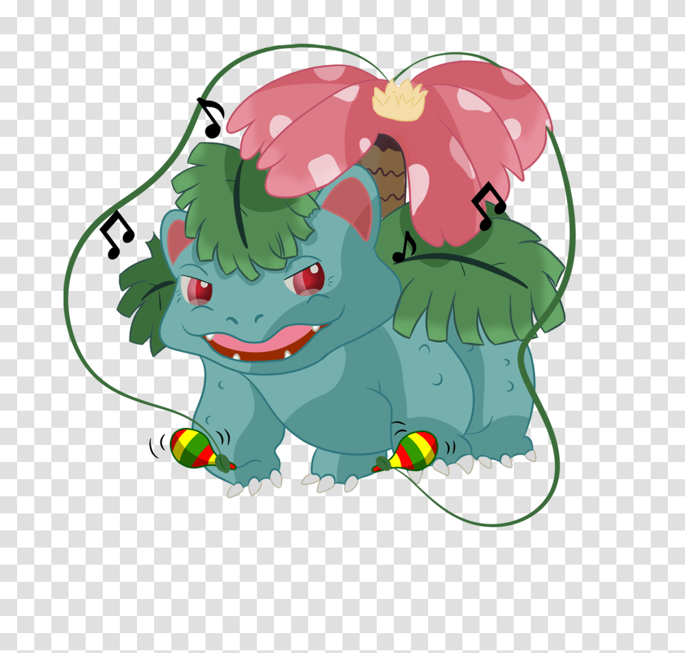 Venusaur, Animal, Floral Design Transparent Png