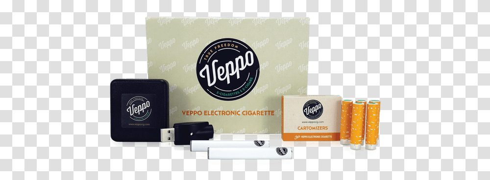 Veppos Rechargeable E Cigarette Kit Is Reliable And E Liquid, Label, Adapter, Paper Transparent Png