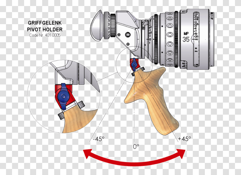 Veranschaulichung Des Oic Griffgelenks Camera Lens, Tool, Plot, Power Drill Transparent Png