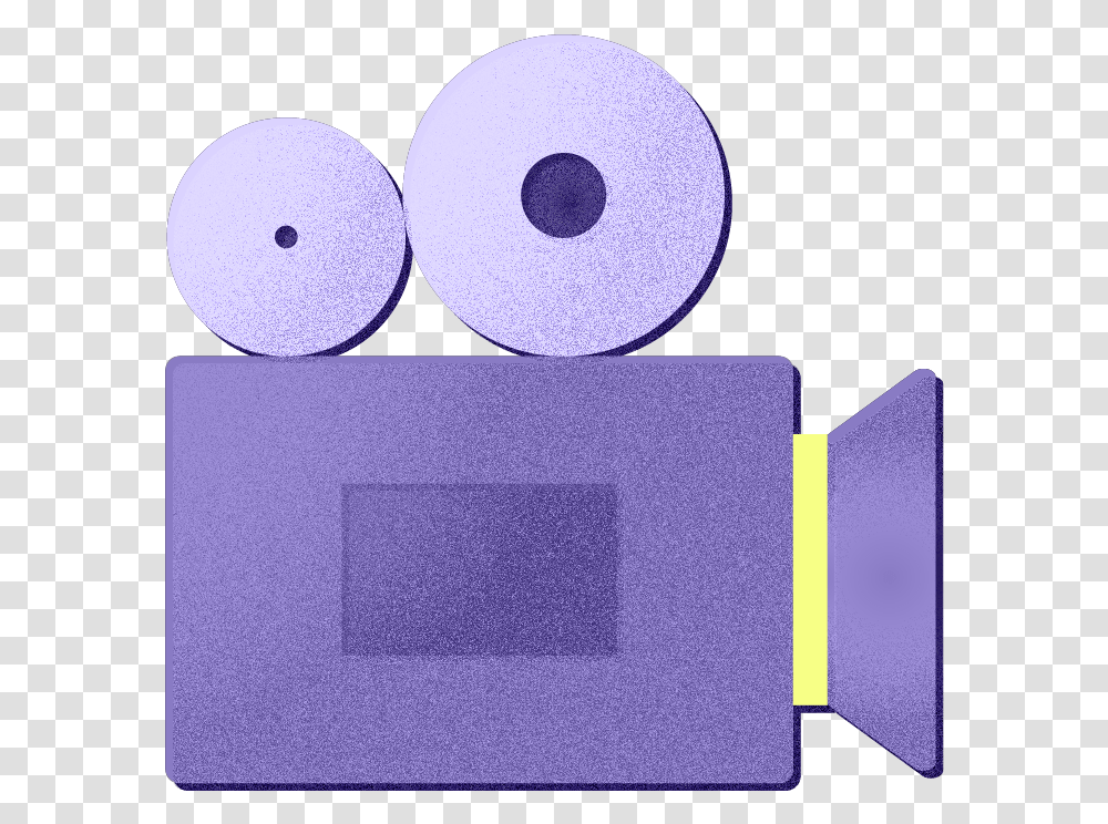 Verblio Violet Video Camera2x Circle, Paper, Towel, Paper Towel, Tissue Transparent Png