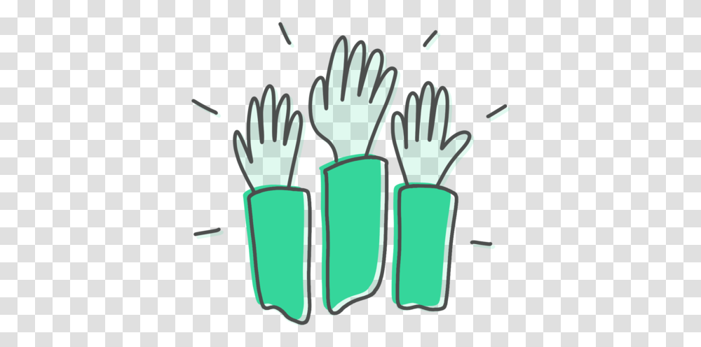 Verdunity Raised Hand Illustration, Cutlery, Dynamite, Bomb, Weapon Transparent Png