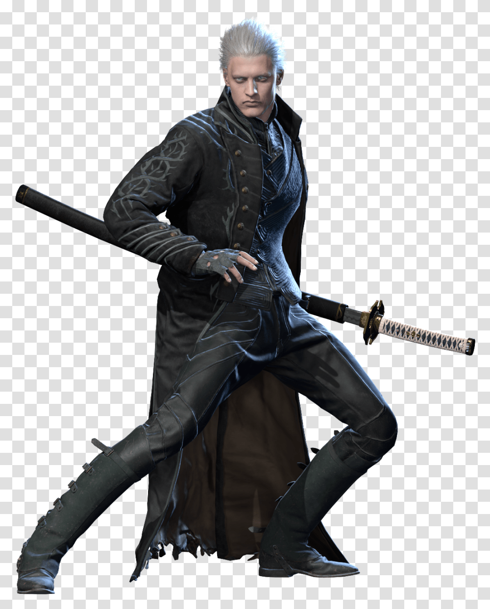 Vergil Devil May Cry, Ninja, Person, Weapon Transparent Png