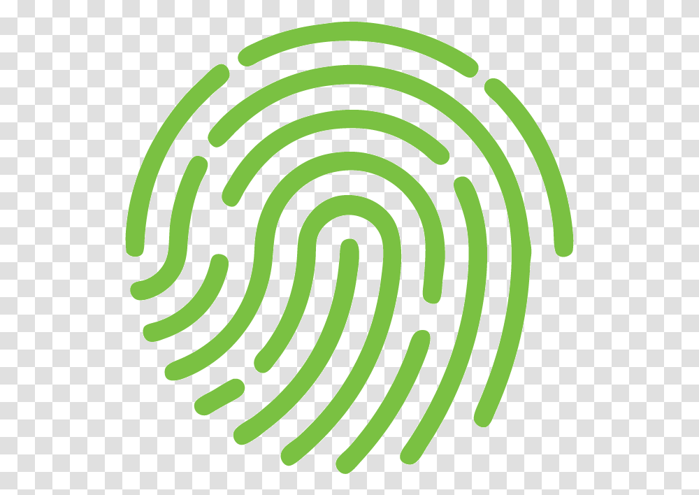 Verification Mode Icon Fingerprint Circle, Spiral, Coil, Maze, Labyrinth Transparent Png