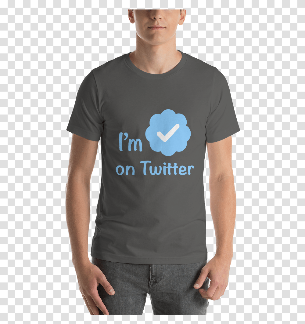 Verified On Twitter Unisex T Shirt T Shirt, Apparel, T-Shirt, Person Transparent Png