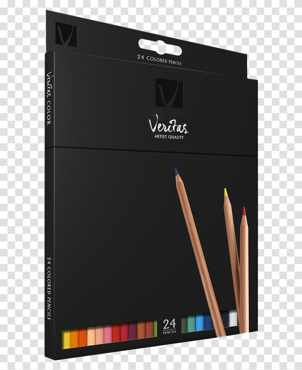 Veritas 24 Colored Pencils Design Color Pencil Packaging Transparent Png