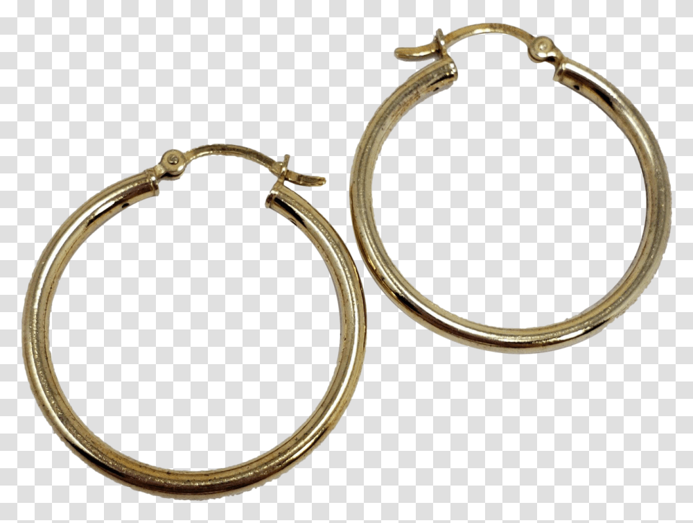 Vermeil 3cm Hoop Earrings Signed 925 Sterling Silver Earrings, Jewelry, Accessories, Accessory, Locket Transparent Png