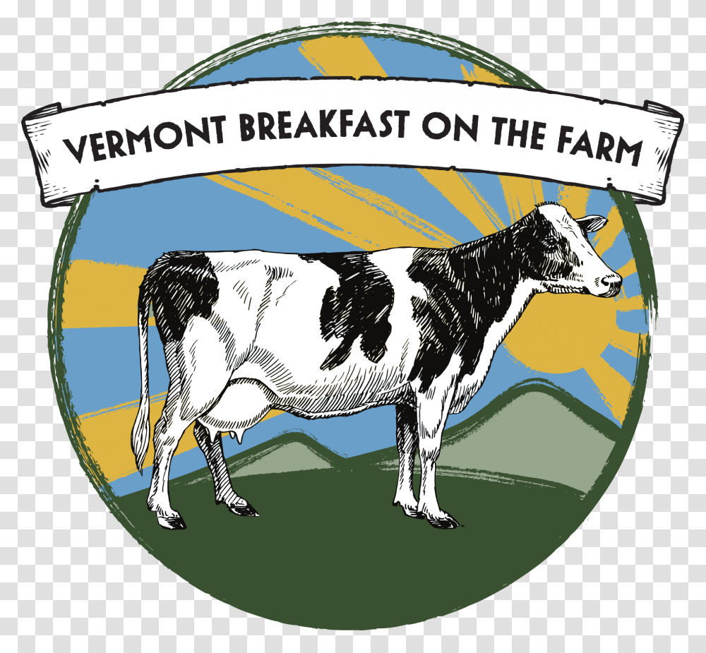 Vermont Breakfast On The Farm, Cow, Cattle, Mammal, Animal Transparent Png