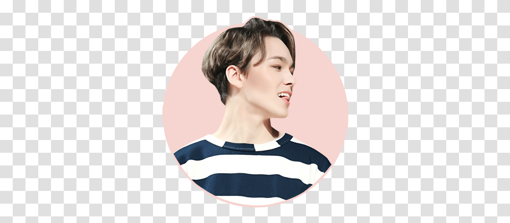 Vernon Seventeen Clear Background Crew Neck, Face, Person, Human, Head Transparent Png