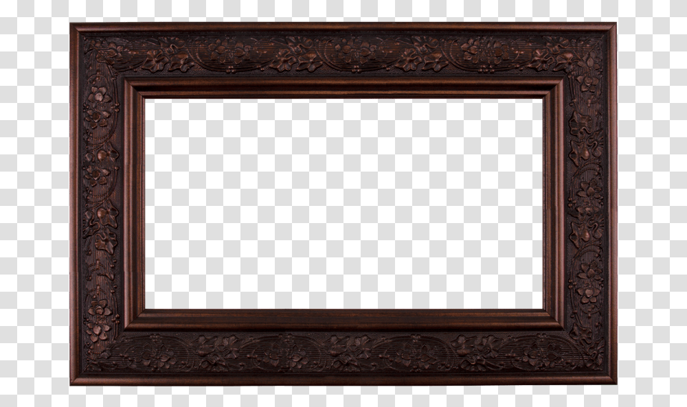 Verona Bronze Brown Mirror Frame Picture Frame, Furniture, Wood, Blackboard, Room Transparent Png
