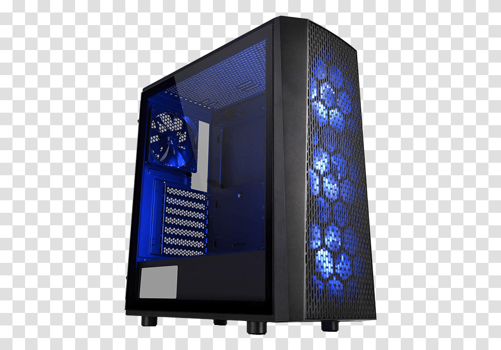 Versa J24 Tempered Glass Rgb Edition No Psu Atx Thermaltake Case Versa, Stained Glass, Monitor, Screen Transparent Png