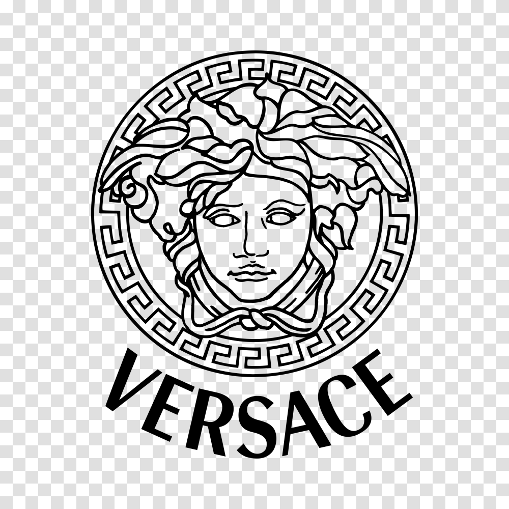 Versace Medusa Logo Vector, Gray, World Of Warcraft Transparent Png