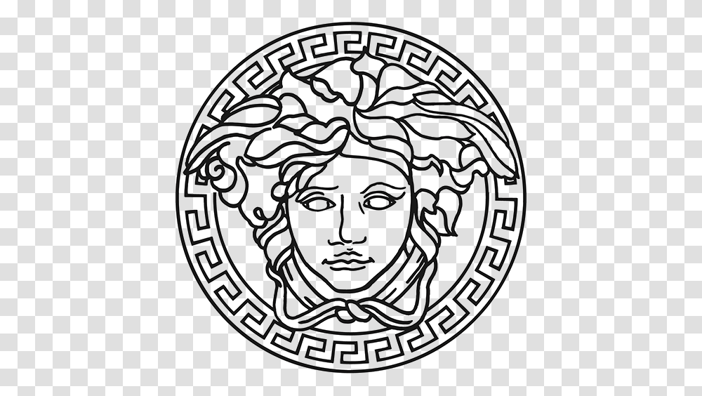 Versace Tumblr, Logo, Trademark, Emblem Transparent Png