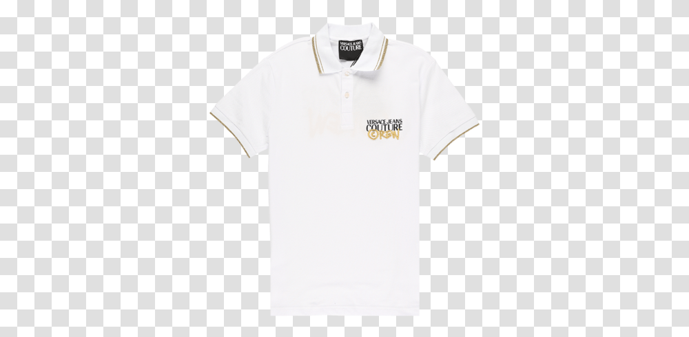 Versace Vjc Crew Polo Shirt Polo Shirt, Apparel, T-Shirt, Sleeve Transparent Png