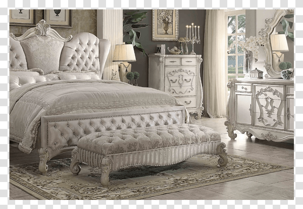Versailles Acme Acme Furniture, Home Decor, Room, Indoors, Bed Transparent Png