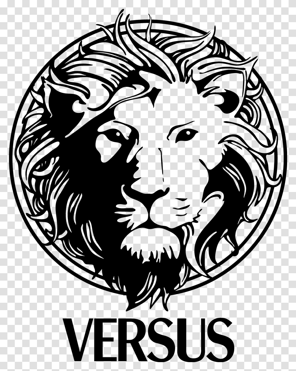 Versus Versace Versus Versace Lion Logo, Sphere, Astronomy, Outer Space, Outdoors Transparent Png