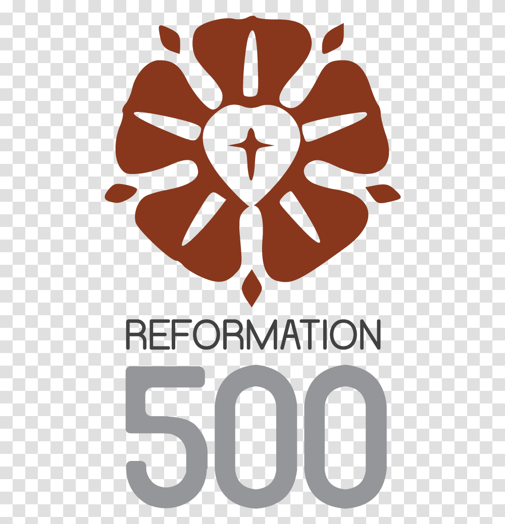 Vertical Organge Reformation 500 Logo, Poster, Tabletop Transparent Png