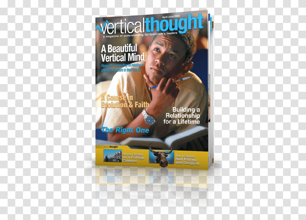 Vertical Thought April Poster, Magazine, Person, Human, Advertisement Transparent Png