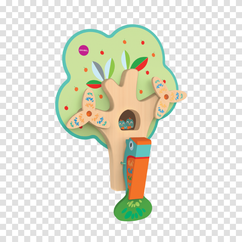 Vertiplay Wall Toy Busy Woodpecker Oribel, Sweets, Food, Confectionery, Plant Transparent Png