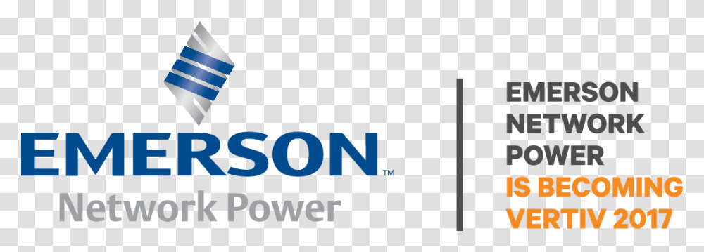 Vertiv Emerson Network Power, Logo, Word Transparent Png