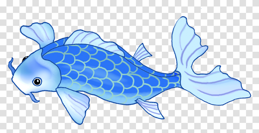 Very Blue Koi Fish Blue Koi Fish Clipart, Sea Life, Animal, Mammal, Dolphin Transparent Png