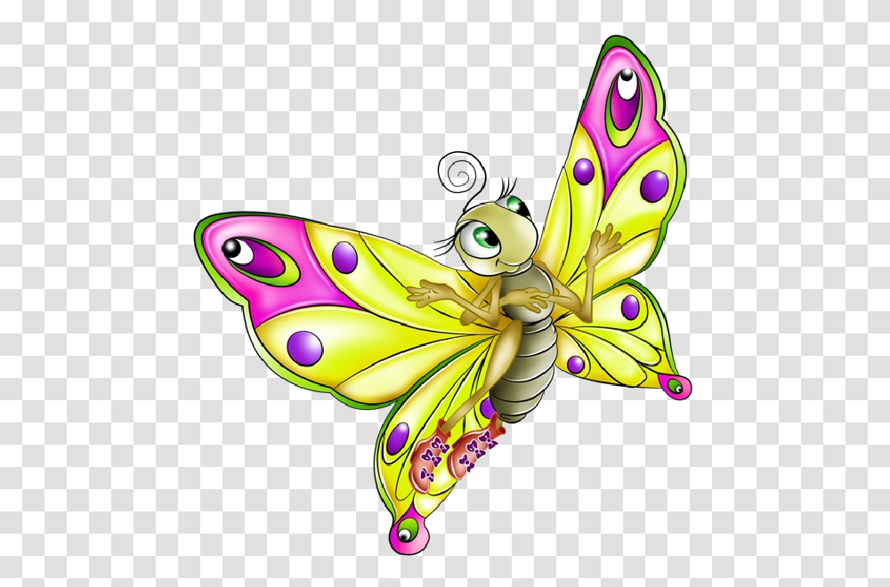 Very Colourful Butterfly Cartoon Images All Images Are, Toy, Animal, Invertebrate Transparent Png