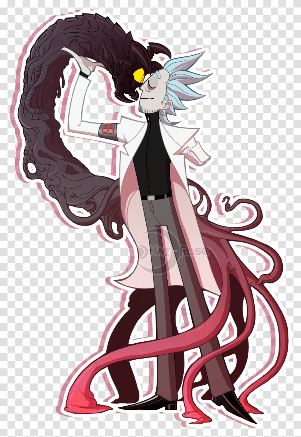 Very Evil Clone 98 And His Arm Unitythis Clone Gave, Manga, Comics, Book Transparent Png