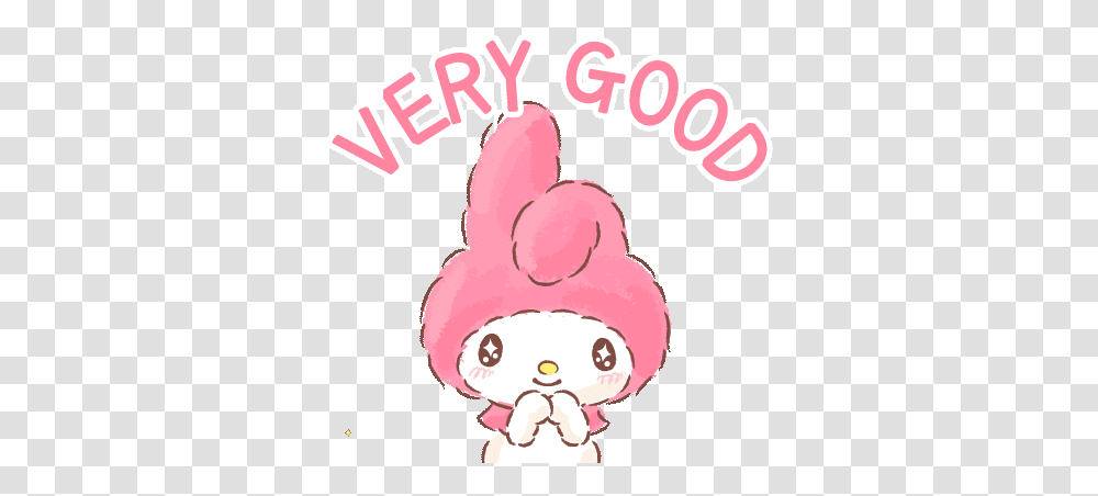 Very Good Sanrio Gif Verygood Sanrio Mymelody Discover & Share Gifs Melody Gif Very Good, Sweets, Food, Poster, Text Transparent Png