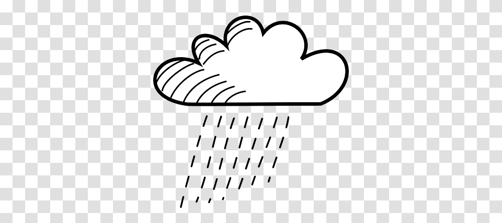 Very Heavy Rain Cloud Simple Drawing Rainy Drawing, Stencil, Silhouette, Symbol Transparent Png