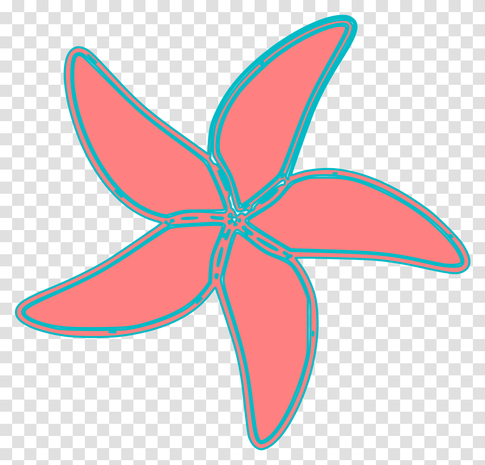 Very Simple Starfish Clip Arts Starfish Simple Clipart, Leaf, Plant, Star Symbol Transparent Png