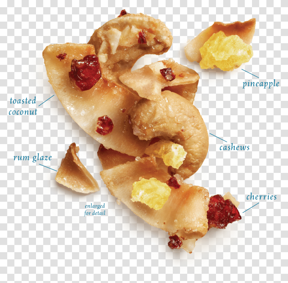 Very Small Thumbnail Sahale Snacks Pineapple Rum Cashew Coconut Snack Mix, Plant, Food, Cream, Dessert Transparent Png