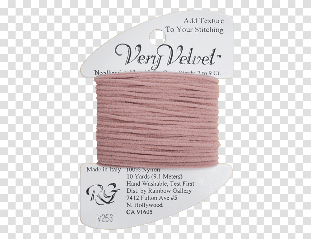 Very Velvet Needlepoint Thread, Home Decor, Linen, Yarn Transparent Png