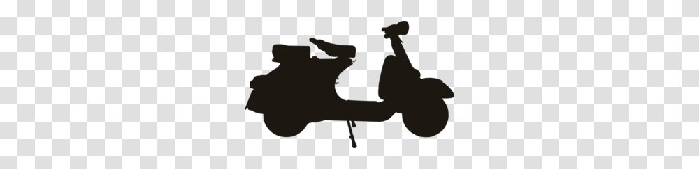 Vespa Clip Art, Silhouette, Person, Stencil, Animal Transparent Png