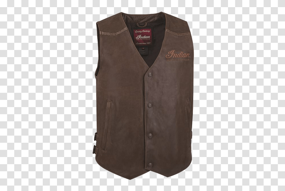 Vest Indian Leather Vest, Apparel, Lifejacket Transparent Png