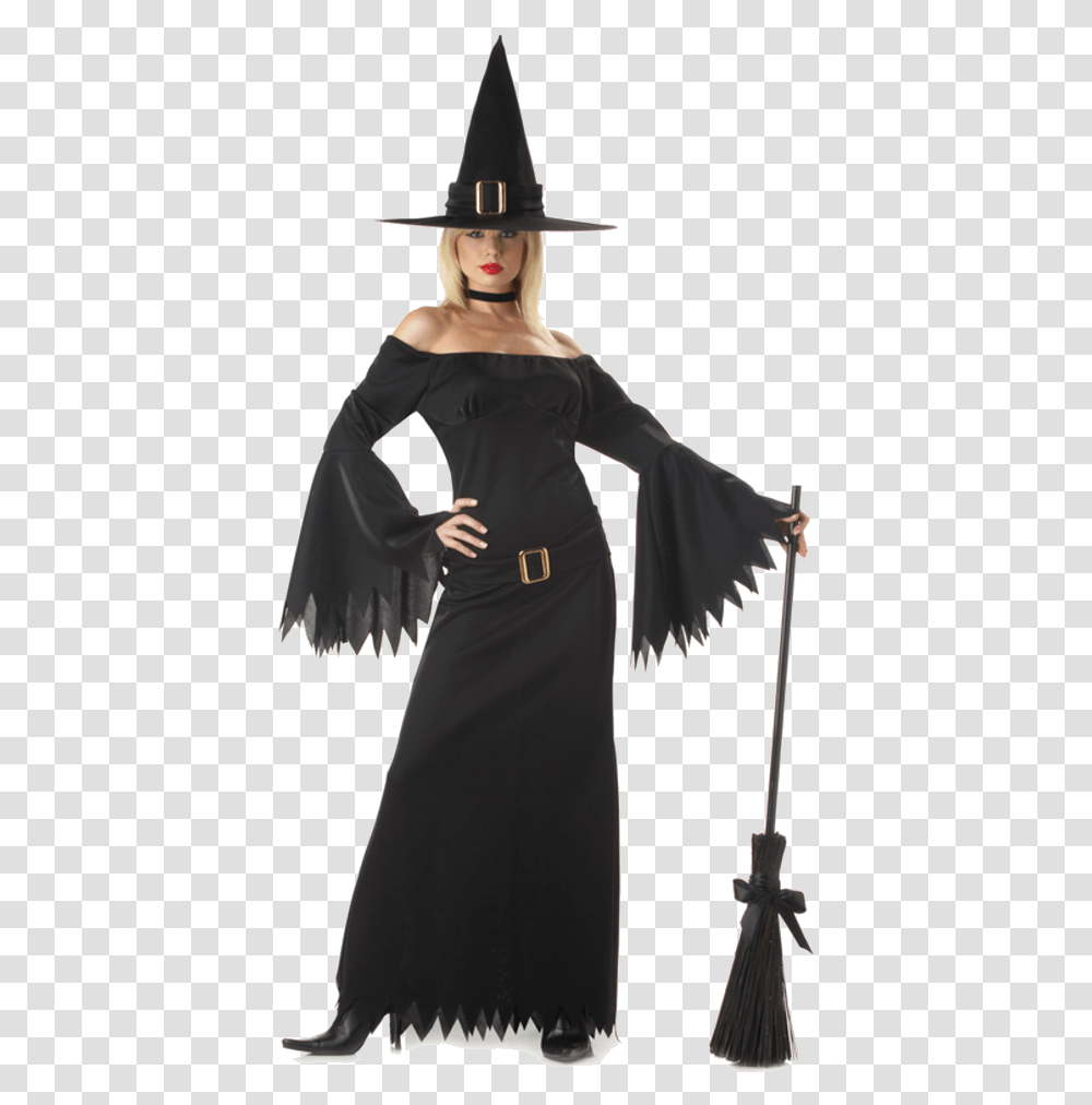 Vestido De Bruxa Halloween, Apparel, Dress, Long Sleeve Transparent Png