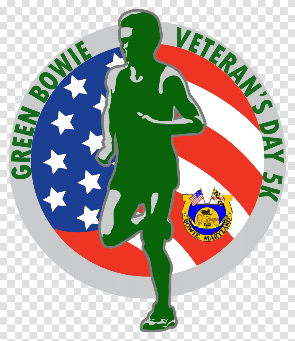 Veterans Day Bowie, Logo, Person, Badge Transparent Png