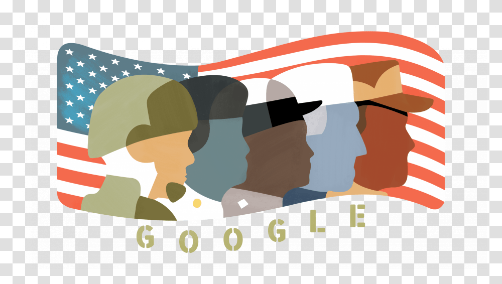 Veterans Day Google Doodle Honors And Their Stories Google Doodle Veterans Day, Military Uniform Transparent Png