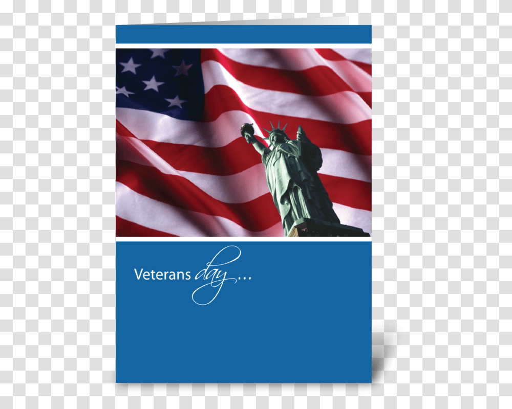 Veterans Day Liberty Flag Thank You Greeting Card Flag Thank You Veterans Day Transparent Png