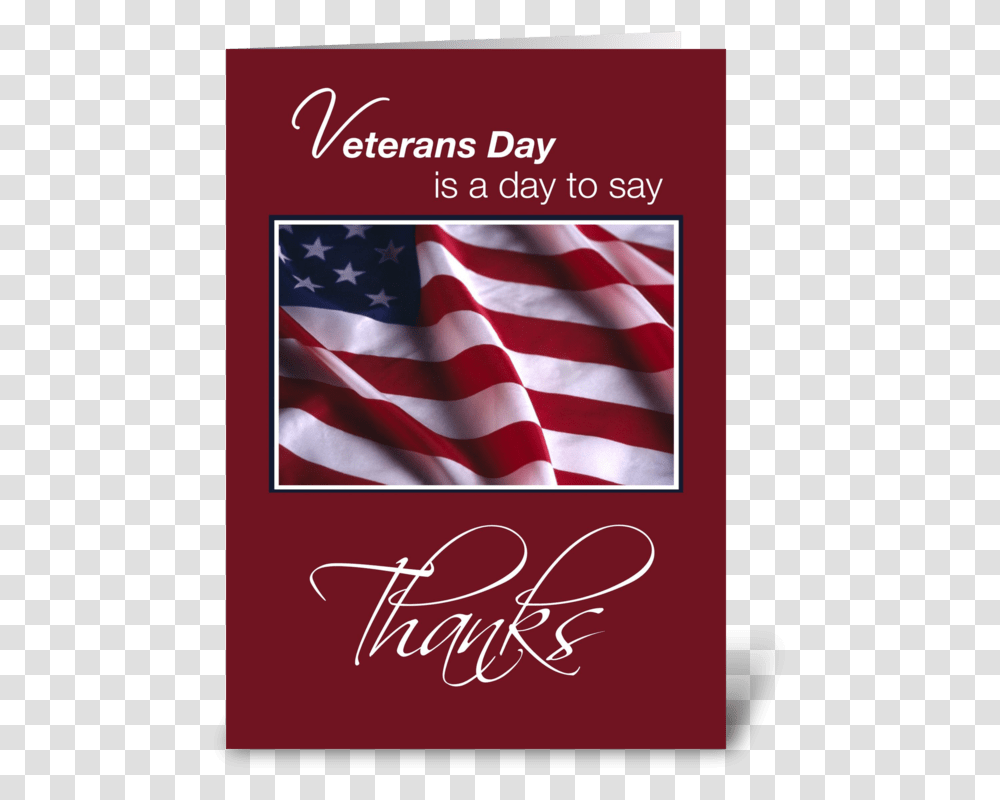 Veterans Day Thanks With American Flag Veterans Day, Symbol Transparent Png
