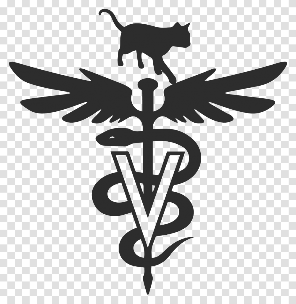 Veterinarian Symbol, Emblem, Cross, Stencil, Logo Transparent Png