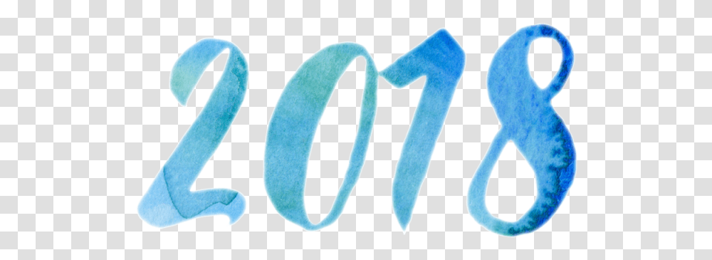 Vetor Azul De Ano Tipografia E 2018 Azul, Word, Accessories, Accessory Transparent Png