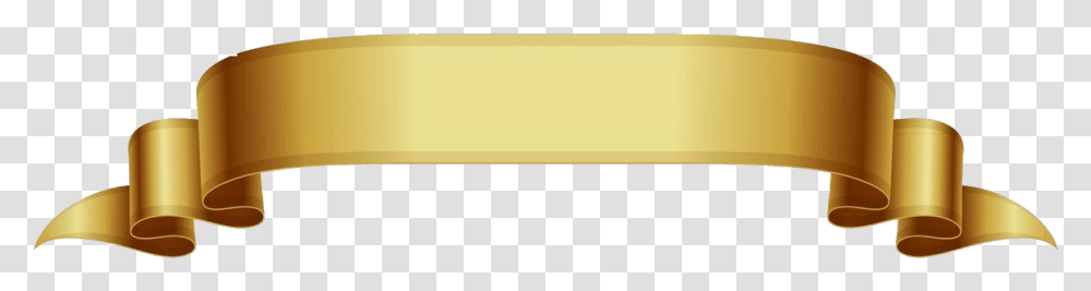 Vetor Fita Dourada Gold Freetoedit Golden Banner Vector, Scroll Transparent Png