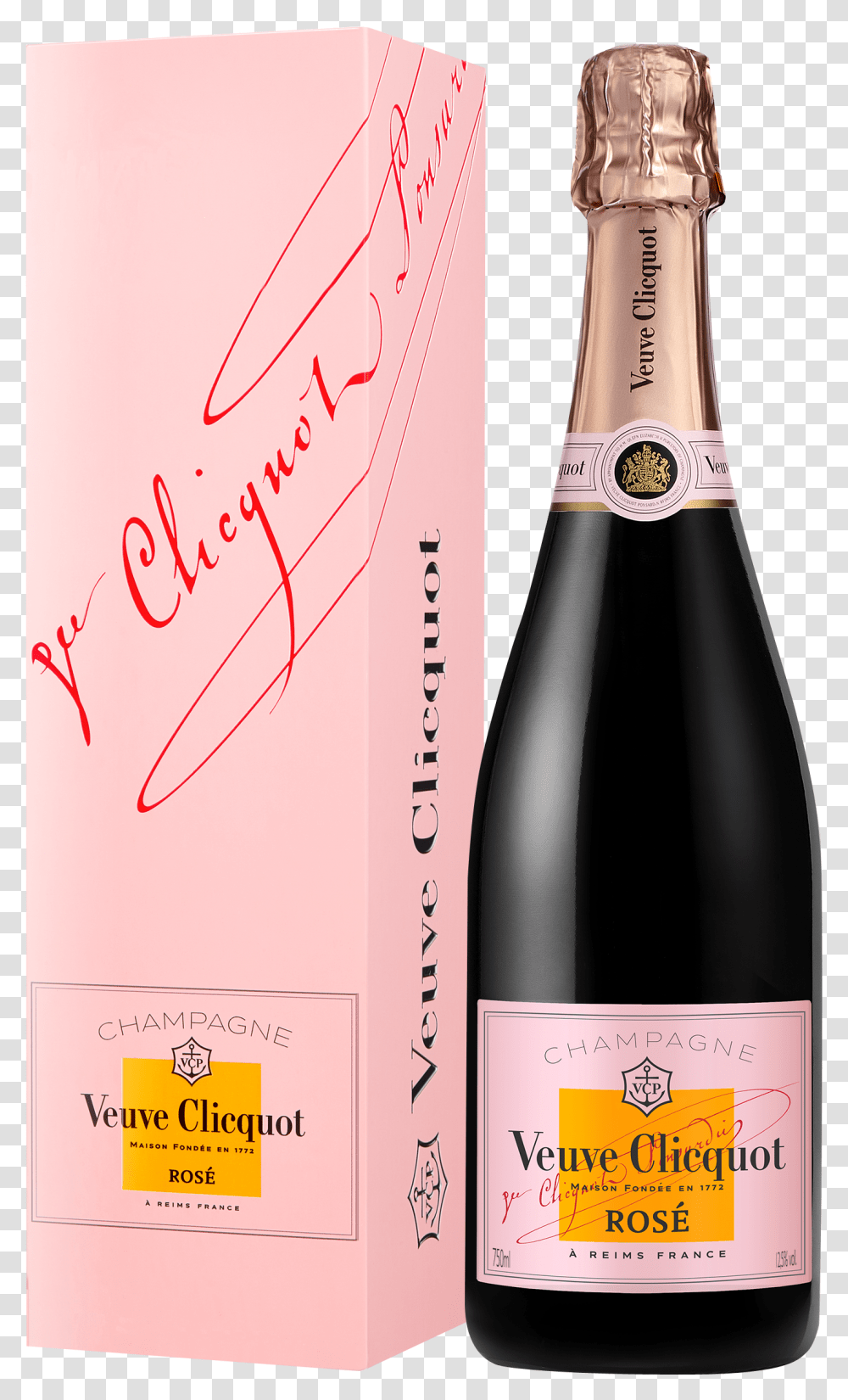 Veuve Clicquot Rose Naked Champagne Champagne Veuve Clicquot Rose, Wine, Alcohol, Beverage, Drink Transparent Png