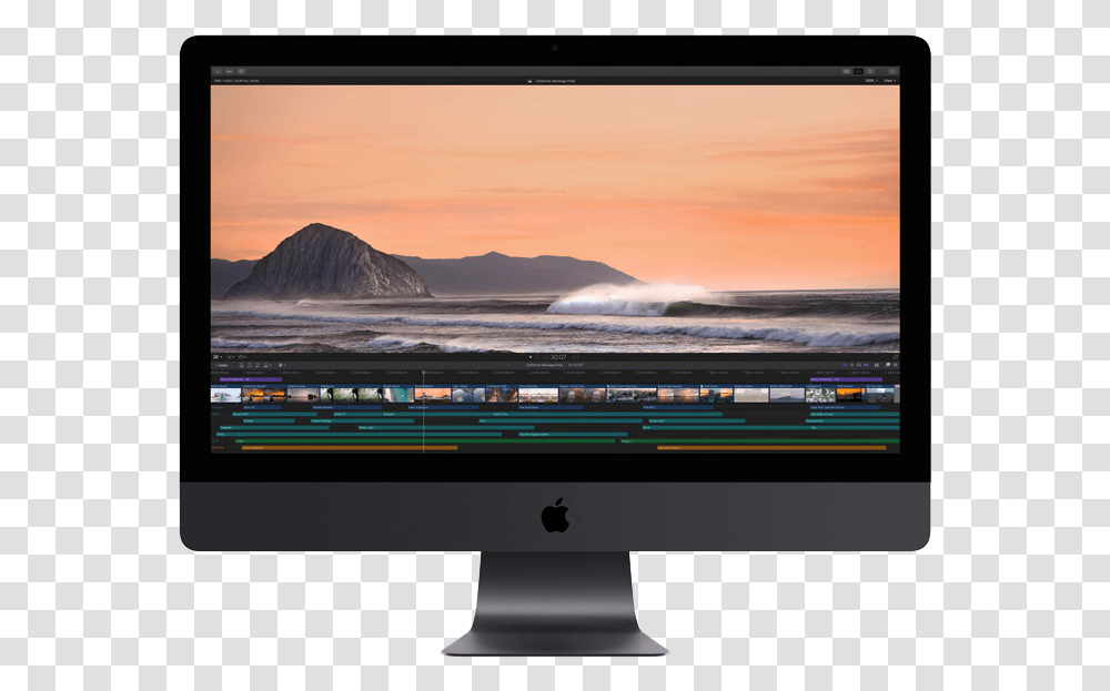 Vhs Lines Imac Pro Fcpx, Monitor, Screen, Electronics, LCD Screen Transparent Png