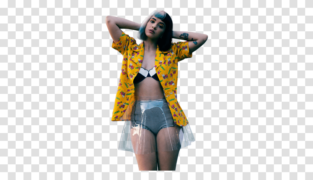 Via Tumblr Shared By Tay Melanie Martinez In Shorts, Clothing, Person, Dance Pose, Leisure Activities Transparent Png