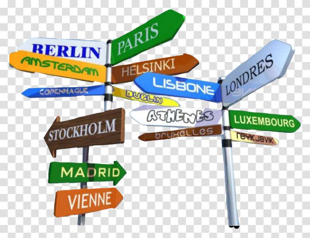 Viajar Clipart, Sign, Road Sign Transparent Png