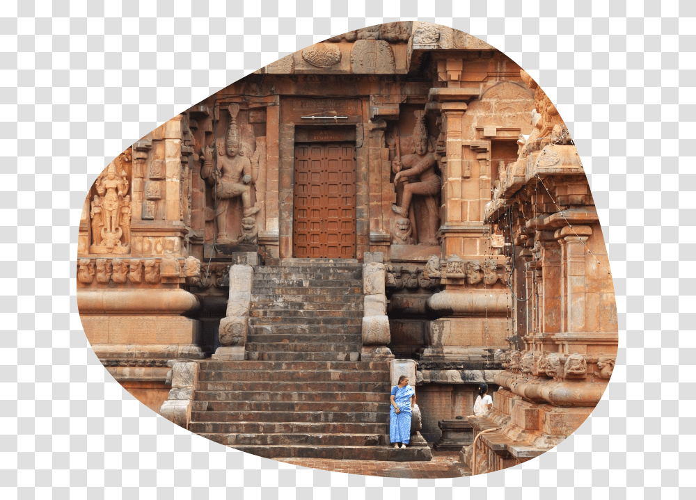 Viaje Brihadishwara Temple, Person, Architecture, Building, Archaeology Transparent Png