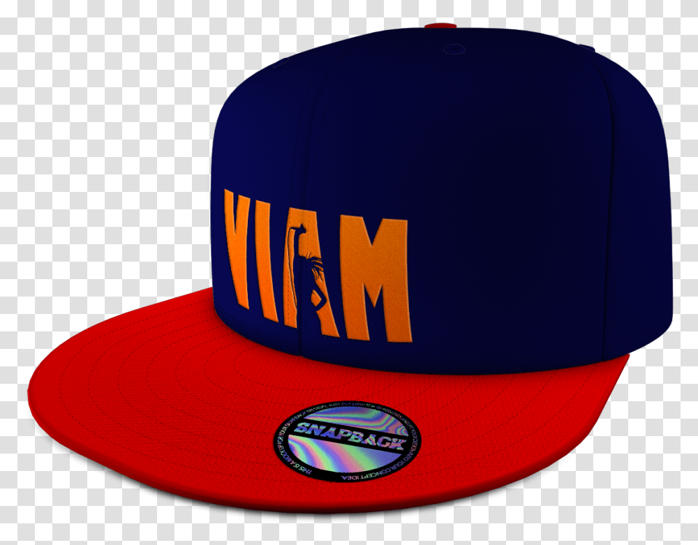 Viam 'snapback' Cap Baseball Cap, Clothing, Apparel, Hat Transparent Png