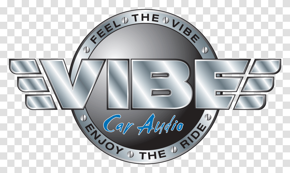 Vibe Car Audio Feel The Vibe Enjoy The Ride Car Audio Logo, Trademark, Emblem, Coin Transparent Png