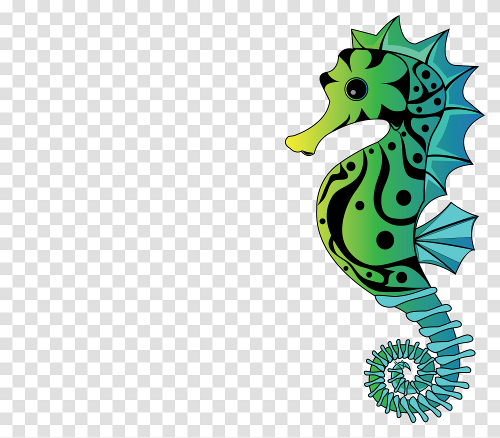 Vibrant Seahorse, Mammal, Animal, Sea Life, Dragon Transparent Png